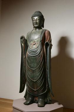 부처 - 통일신라 8세기 후반, 경북 경주 백률사, 국보 제28호