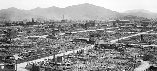 6·25 전쟁은 대전의 모든 것을 철저하게 파괴했다. 1950년 9월30일 수복 직후 대전시내. 사진=미국 국립문서기록보관청(NARA) 제공