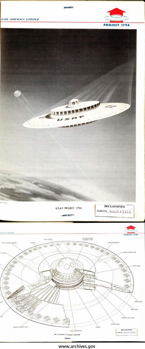 57년 전 UFO 설계도가 공개됐다. 사진=온라인 커뮤니티
