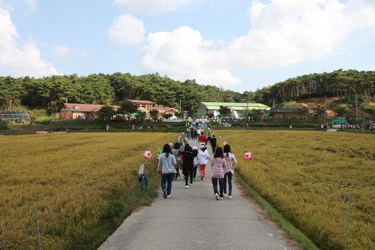 전세계 새마을운동 지도자들이 방문하는 홍성군 문당환경마을 전경.  사진=홍성군 제공