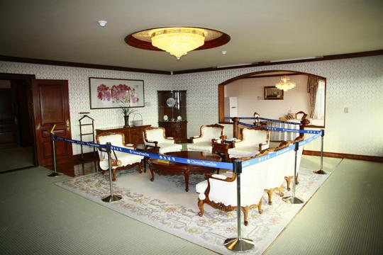 청남대 2층 대통령 집무실