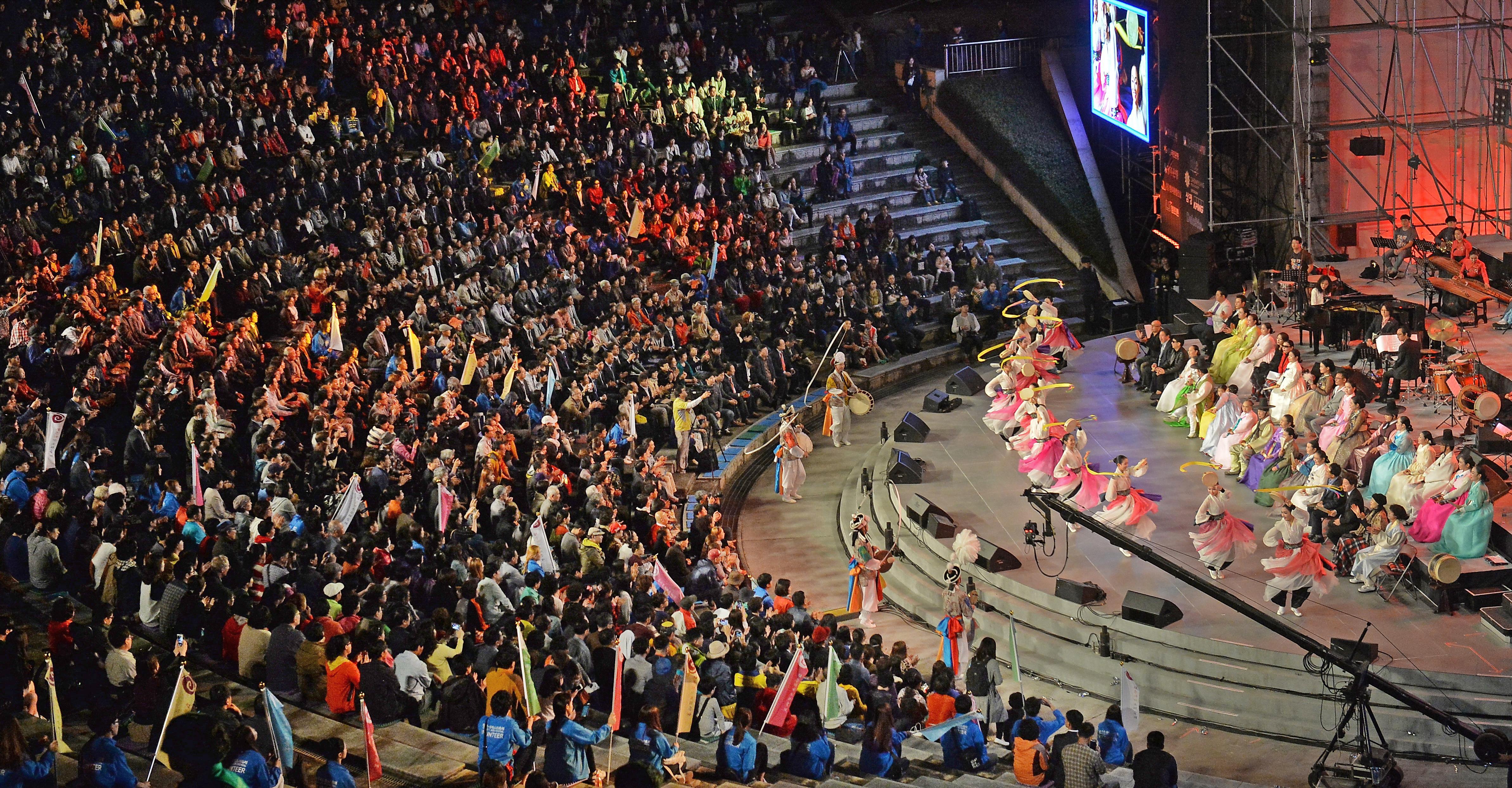 지난해 전주세계고리축제 개막공연 `소리 BIG PARTY` 사진=전북일보 박형민 기자