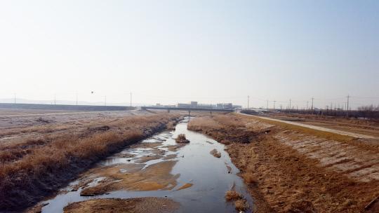 고향의 강 정비사업이 추진 중인 청지천 모습.
