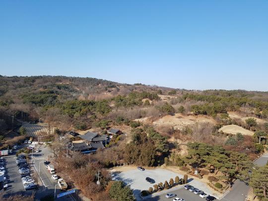 대전 민간공원 조성 특례사업 대상지역인 월평공원 모습. 사진=대전시 제공 
