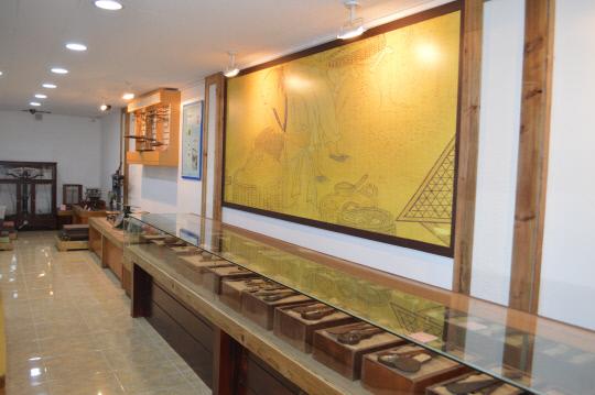 한국도량형 박물관 내부 모습.
