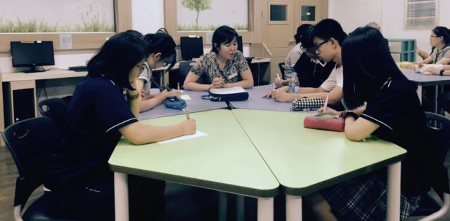 학습종합클리닉센터에서 학생드리 집단상담을 받고 있다. 사진=대전시교육청 제공