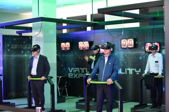 ICT 기술 활용 VR체험 장면
