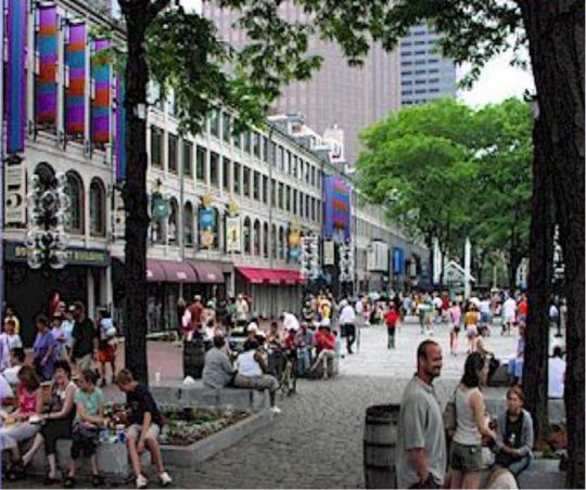도시재생을 통해 관광명소로 발전한 미국 보스턴 퀸시 마켓.
사진=대전시 제공
