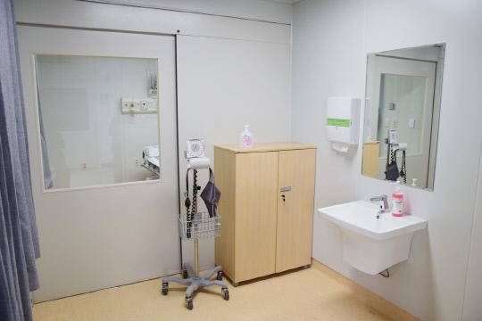 을지대병원이 구축한 감염안심응급실의 전실 모습. 사진=을지대병원 제공
