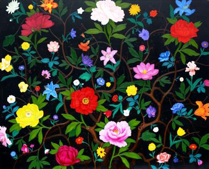 꽃,이후(After-Flower.花,以後)14-1.130.2x161.7cm.(100호)Oil on Canvas.2014
