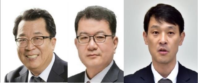 왼쪽부터 더불어민주당 이상천, 자유한국당 남준영, 바른미래당 지준웅 후보 (정당순)