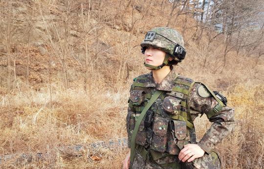 여군 최초 전방사단 보병대대장 권성이 중령. 사진=육군 제공
