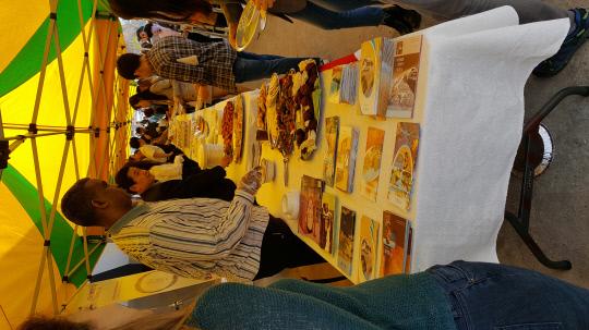 지난해 열린 제 1회 대전프랑코포니 요리축제 음식부스 모습. 사진=대전프랑스문화원 제공
