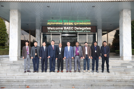 한국원자력연구원과 방글라데시 원자력위원회(BAEC)는 지난 11일부터 22일까지 방글라데시 신규 연구로 건설 기술지원을 위한 워크숍을 진행한다. 사진=원자력연 제공
