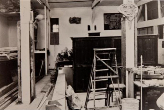 1980년 프레 생-제르베 (Pre Saint-Gervais) 이응노 작업실
