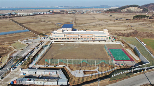 아산 인주중학교 전경. 사진=충남도교육청 제공
