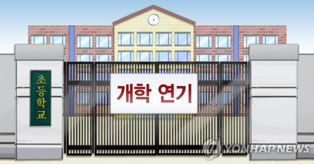 전국 유치원·초중고 개학 2주일 더 연기…23일 개학 (PG) [연합뉴스]