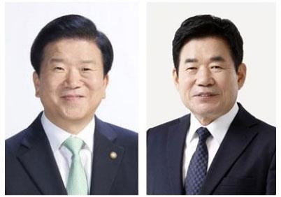 (왼쪽부터)박병석, 김진표
