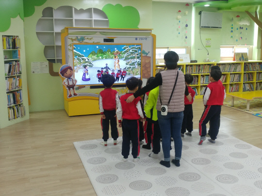 VR 동화 프로그램 모습. 사진=대전시교육청 제공
