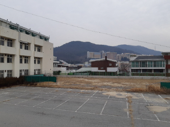 대전 동구 가양동 사회적경제혁신타운 조성 공사 현장. 사진=대전시 제공

