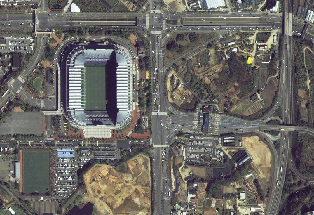 차세대중형위성 1호가 찍은 대전 월드컵경기장 모습. 사진=과학기술정보통신부 제공
