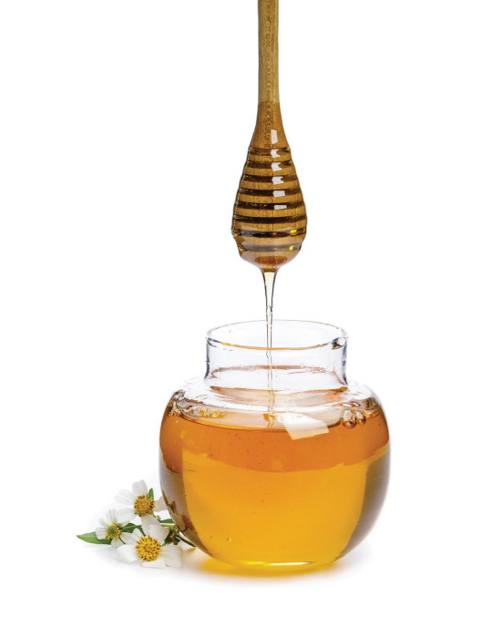 아카시아 꽃은 꿀벌이 가장 좋아하는 꽃으로 우리나라 꿀의 75%가 아카시아(아까시) 꿀이다.
