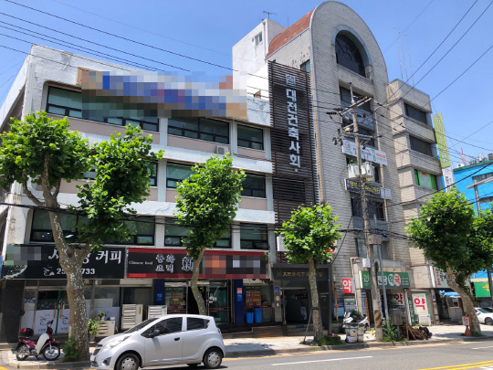 대전건축사회가 입주해 있는 대전 중구 대흥동 건물 전경. 사진=문승현 기자
