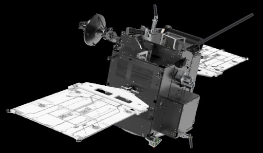 내년 8월 발사를 목표로 한국항공우주연구원이 개발 중인 시험용 달 궤도선(KPLO). KPLO(Korea Pathfinder Lunar Orbiter)는 달 100㎞ 고도를 비행하며 달 관측 임무를 수행하는 무인 탐사선이다. 사진=한국항공우주연구원 제공
