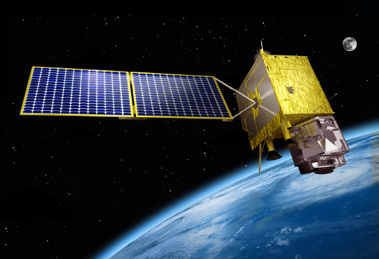 2018년 12월 발사된 정지궤도 복합위성 `천리안` 2A호. 2020년 2월에는 천리안 2B호가 발사됐다.사진=항우연 제공

