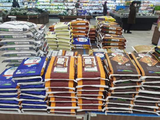 청원생명쌀 판매 행사 모습. 사진=청주시 제공
