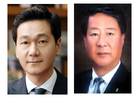 이승찬(사진 왼쪽) 대전시체육회장과 손영화 행촌학원 이사장. 사진=대전일보DB