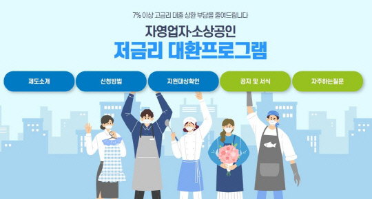 신용보증기금 사업자 대출 조건 및 한도, 정부 정책자금 저금리 환승 요령