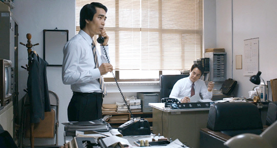 영화 '변호인' 스틸컷. 한남대 학생회관과 계의돈기념관 내외부에서 촬영이 이뤄졌다. 사진=한남대