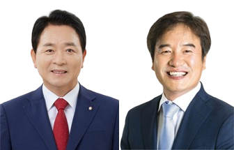 성일종 국민의힘 후보 (왼쪽) , 조한기 더불어민주당 후보