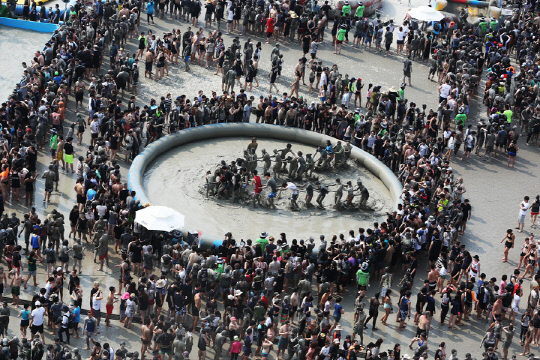 보령머드축제장. 보령시 제공