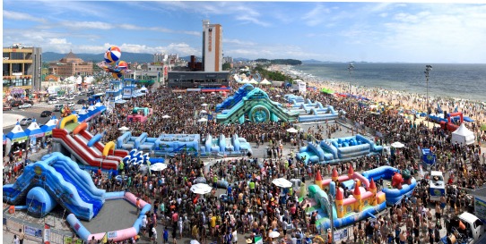 보령머드축제장. 보령시 제공