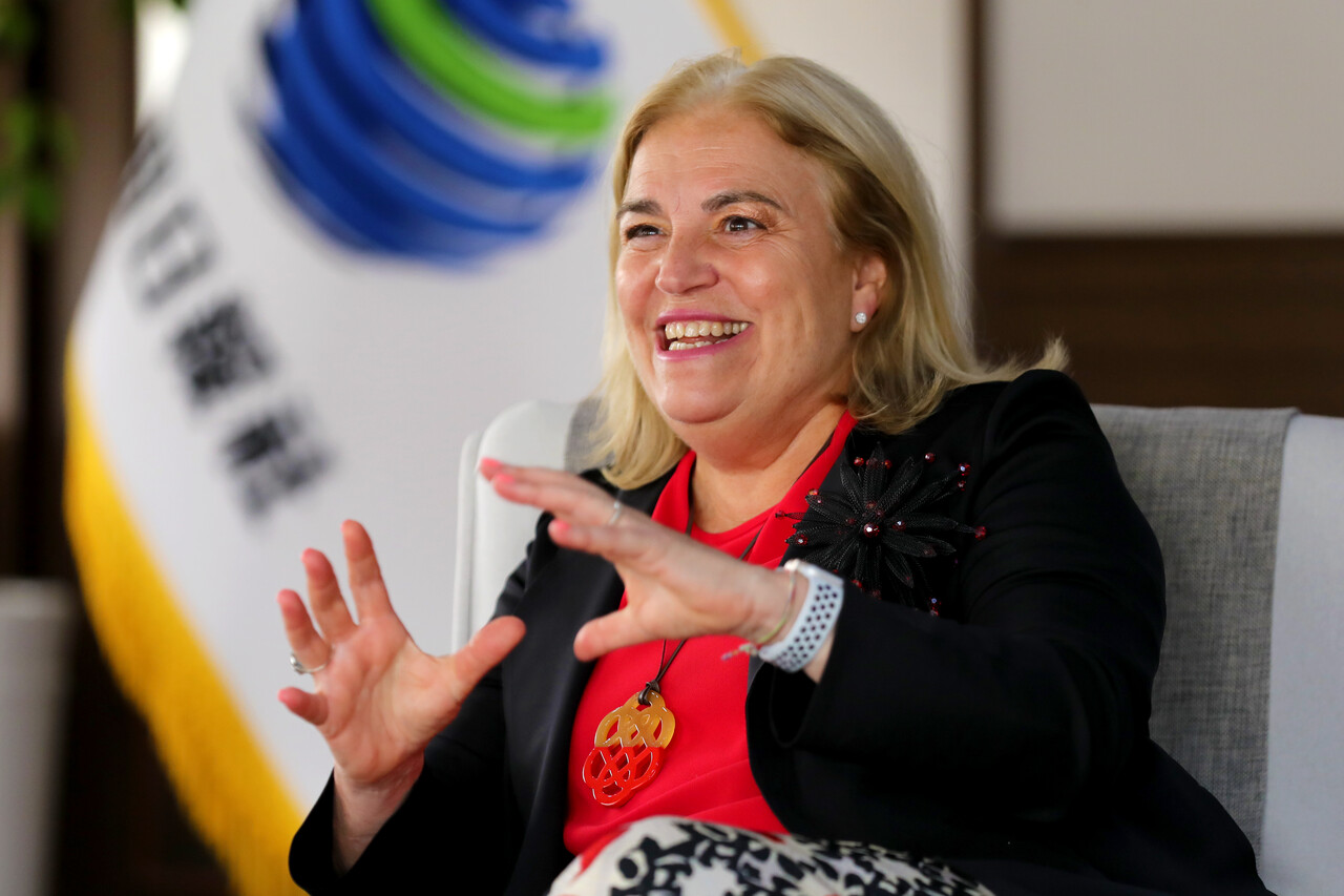 마리아 카스티요 페르난데즈 주한 유럽연합(EU) 대사는 27일 대전일보와 인터뷰를 진행하며 "대전은 창의적인 아이디어 도출을 위한 시간·공간적 여유가 필요한 과학기술 연구원들에게 부합하는 도시"라고 말했다. 김영태 기자