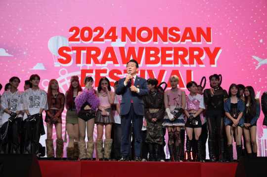 논산시는 지난 2월 14일 태국에서 '2024 논산시 농식품해외박람회'를 열고, 36만 명의 방문객과 2300만 달러의 수출협약을 달성했다. 논산시 제공 