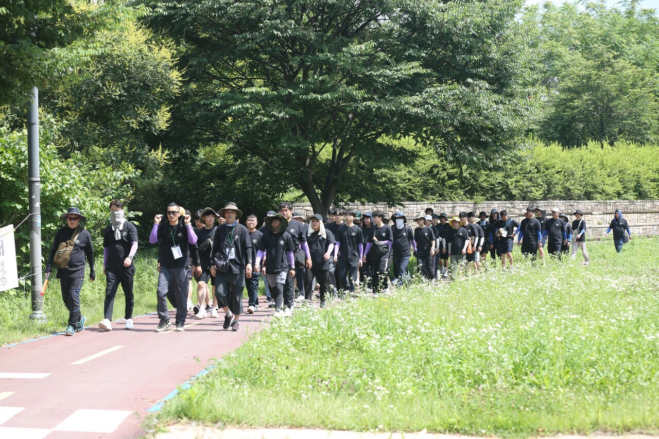 코스모신소재 단합대회. 사진=코스모신소재 제공