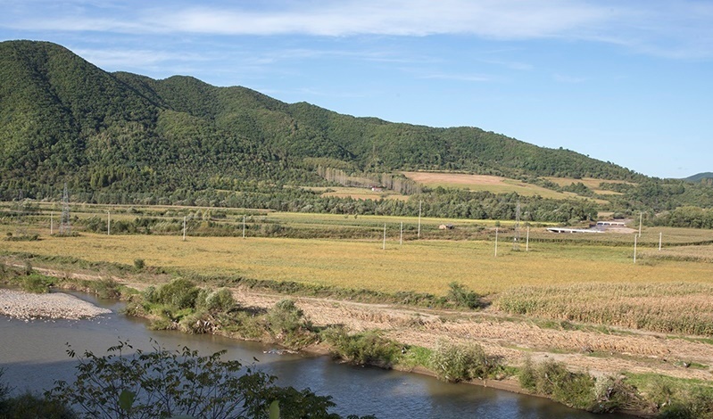 북로군정서 총재부가 있던 곳. 현재 지린성 연변조선족자치주 왕칭현 왕칭진 유수하자촌 일원이다. 사진=독립기념관