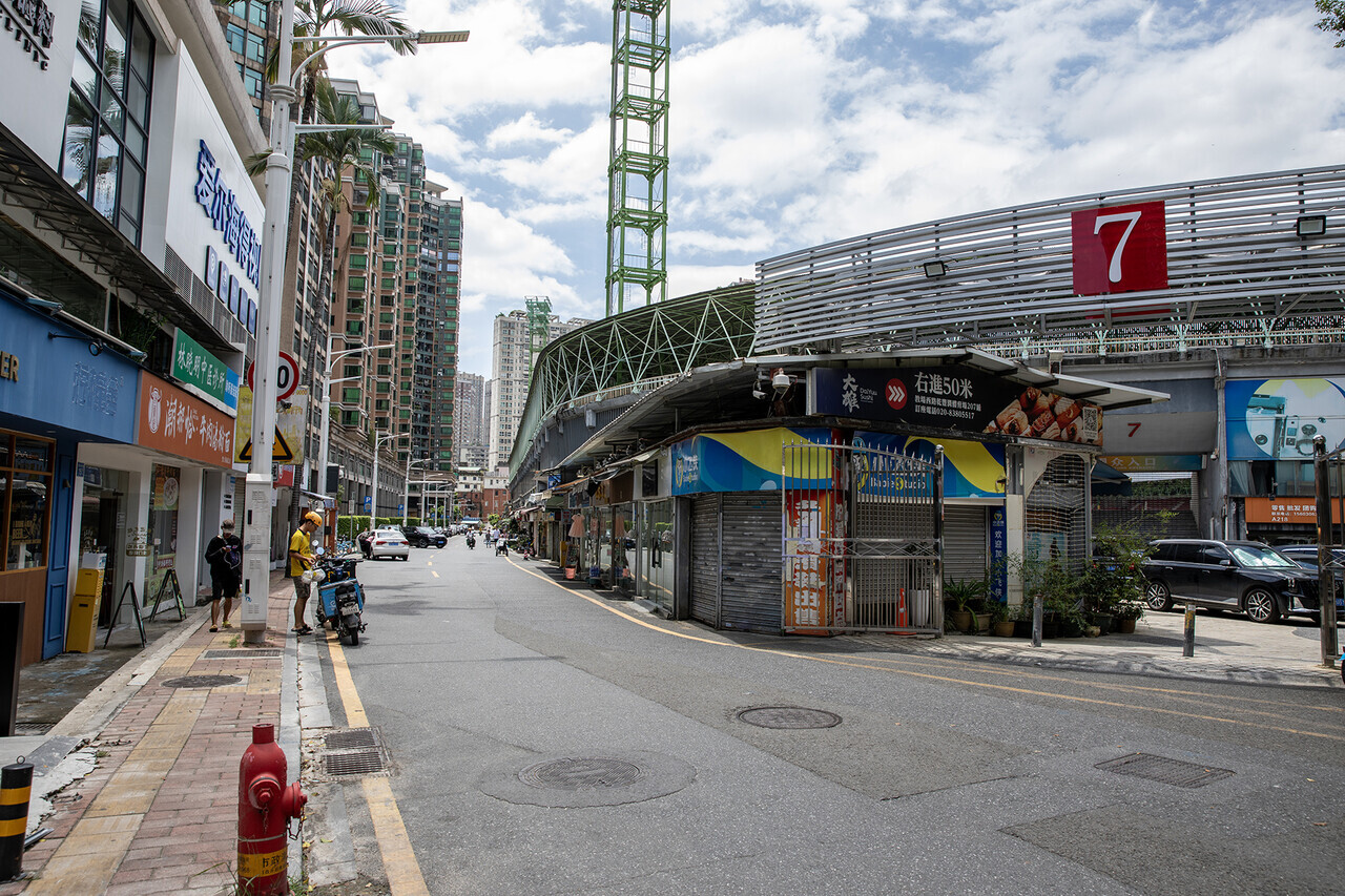 신규식이 호법정부의 대총통 쑨원(손문)을 만나 임시정부를 공인받은 곳으로 추정되는 중국 광저우 동교장 일대. 현재는 도심으로 변했다, 사진=독립기념관