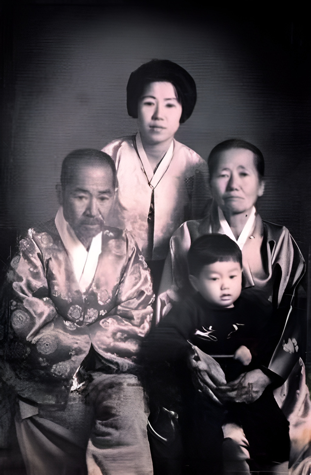 1960년 한봉수 의병장 가족사진. 자료=독립기념관