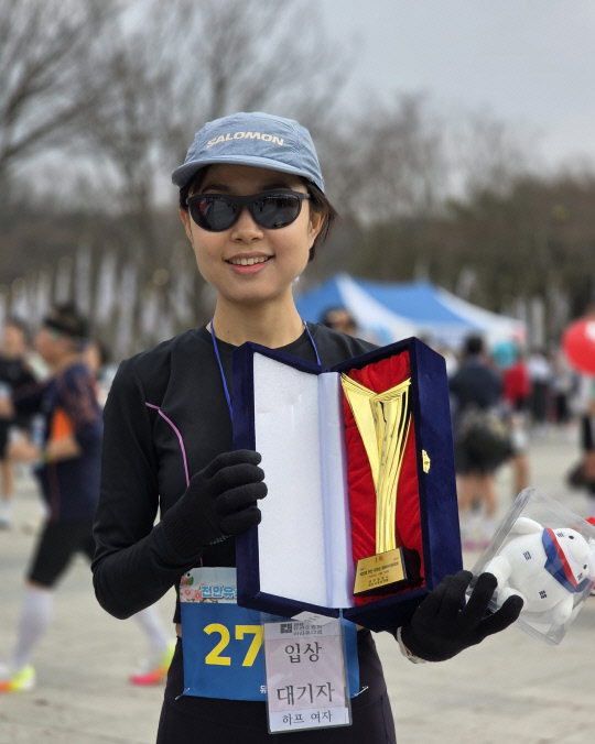 [천안유관순평화마라톤 구간별 우승자]"올해 3위로 출발해 1위로 마감 "