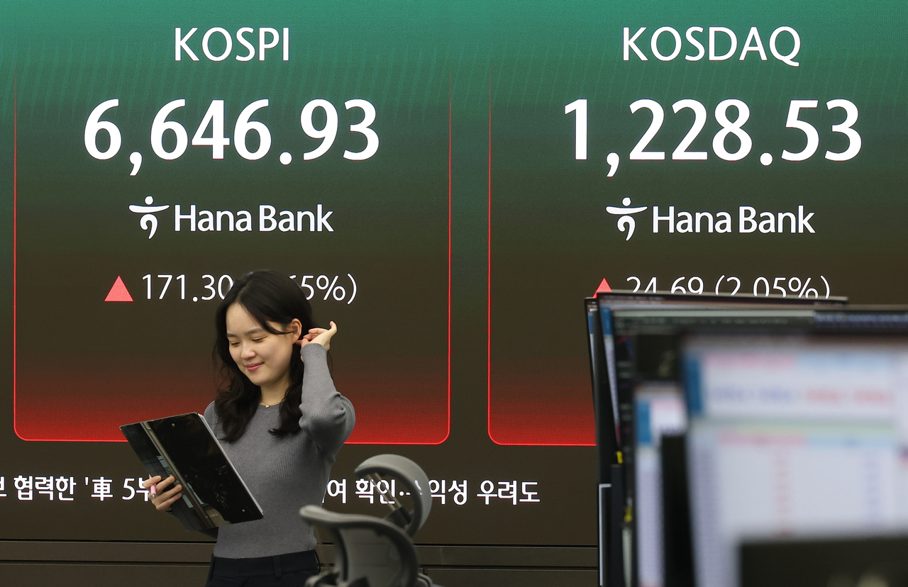 반도체의 힘! 코스피 종가 기준 사상 최고치 경신하며 6600 돌파