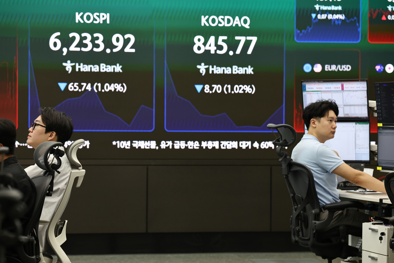 [속보] 코스피·코스닥 2거래일 연속 상승… 코스피 6345선 마감