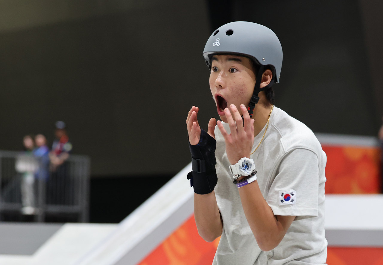 한국 스케이트보드 잔혹사 끝! 17세 강준이, 아시안게임 사상 첫 금메달
